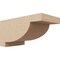 Ekena Millwork 5"W x 10"D x 5"H Wide Alpine Rough Cedar Woodgrain TimberThane Corbel, Primed Tan CORUR05X10X05ALPRCPR - alternate 1